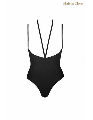Body string seins nus noir Le petit secret