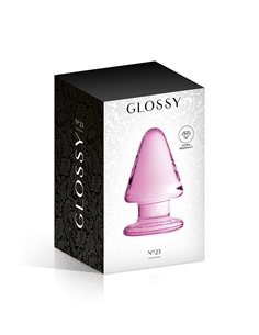 Plug anal verre Glossy Toys n° 23 Pink 2