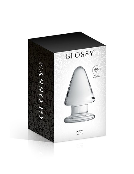 Plug anal verre Glossy Toys n° 23 Clear
