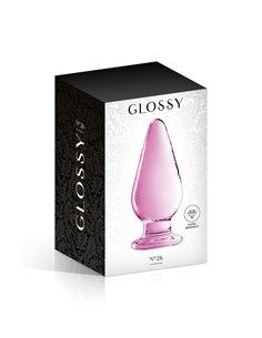 Plug anal verre Glossy Toys n° 26 Pink 2