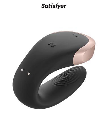 Stimulateur Double Love noir - Satisfyer