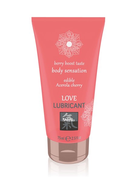 Lubrifiant comestible cerise acérola - Shiatsu