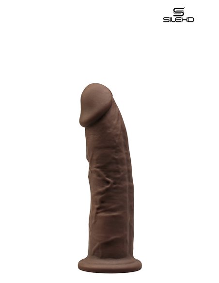 Gode double densité chocolat 15 cm - Modèle 2 Gode double densité chocolat 15 cm - Modèle 2
