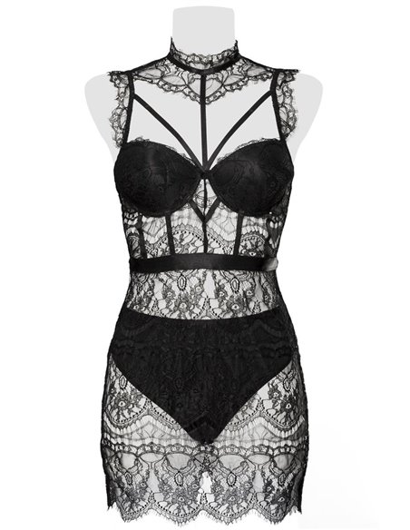 Robe dentelle et culotte - Grey Velvet