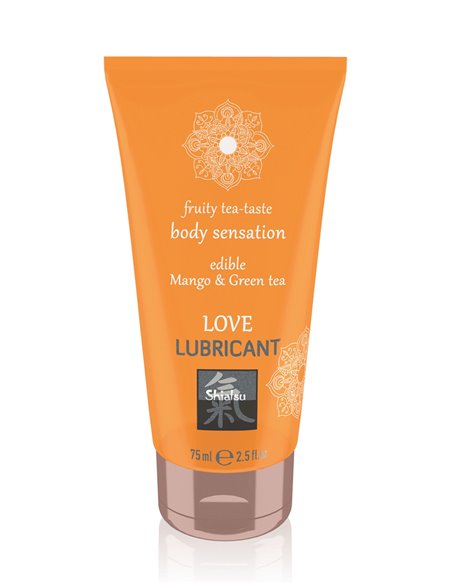 Lubrifiant comestible mangue et thé vert - Shiatsu