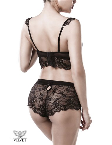 Ensemble culotte et balconnet dentelle - Grey Velvet