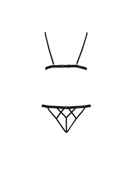 Ensemble sexy ouvert Diabolina - Passion