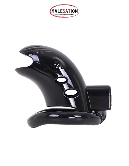 Cage de chasteté ABS noire - Malesation