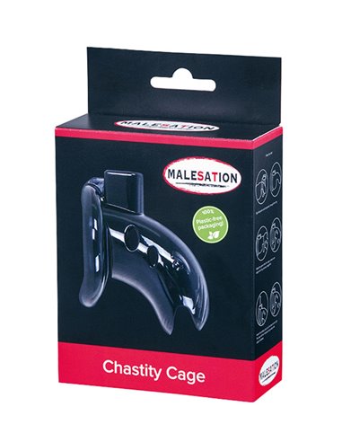 Cage de chasteté ABS noire - Malesation
