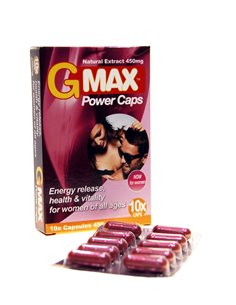 G-Max Power Caps Femme (10 gélules)