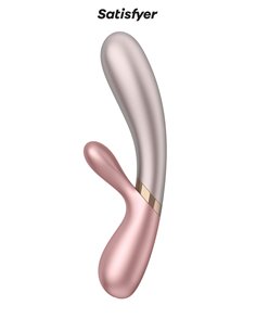 Rabbit chauffant Hot Lover rose beige - Satisfyer 2