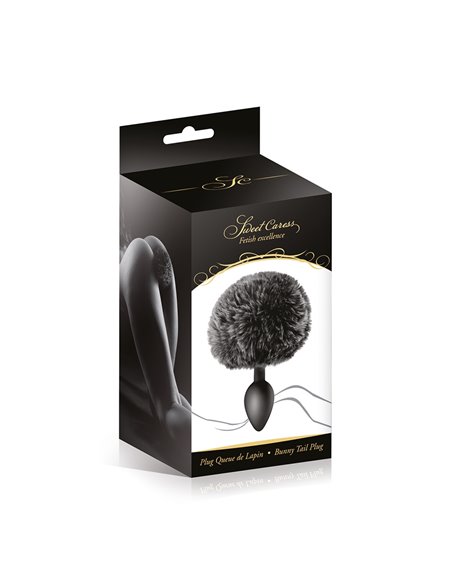 Plug queue de lapin - noir Plug queue de lapin - noir