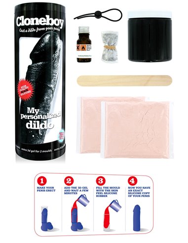 Gode personnalisable noir Cloneboy