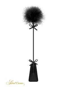 Tapette avec pompon noir - Sweet Caress