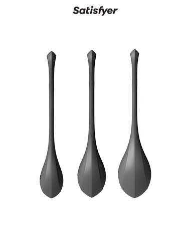 Kit d'entrainement pelvien Yoni Power 2 noir - Satisfyer