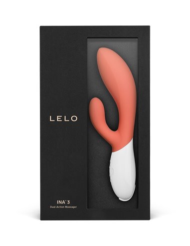 Vibro Rabbit Ina 3 Coral Red - Lelo