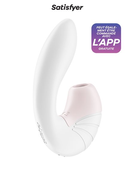 Double stimulateur Supernova blanc - Satisfyer