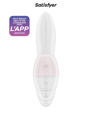 Double stimulateur Supernova blanc - Satisfyer