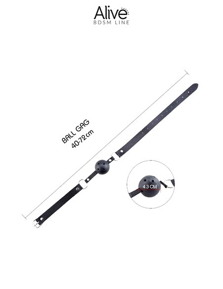 Baillon Discretion noir - Alive