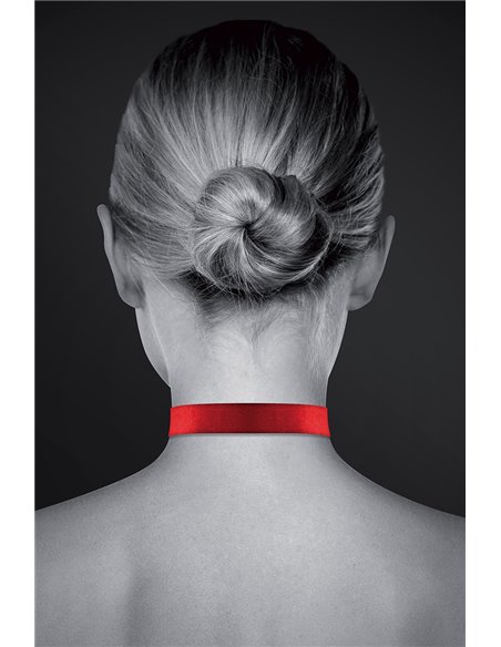 Collier rouge cadenas coeur - Bijoux Pour Toi