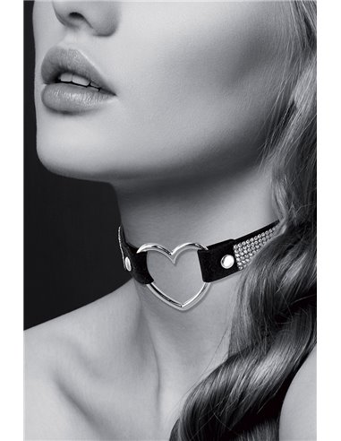 Collier strass et coeur - Bijoux Pour Toi