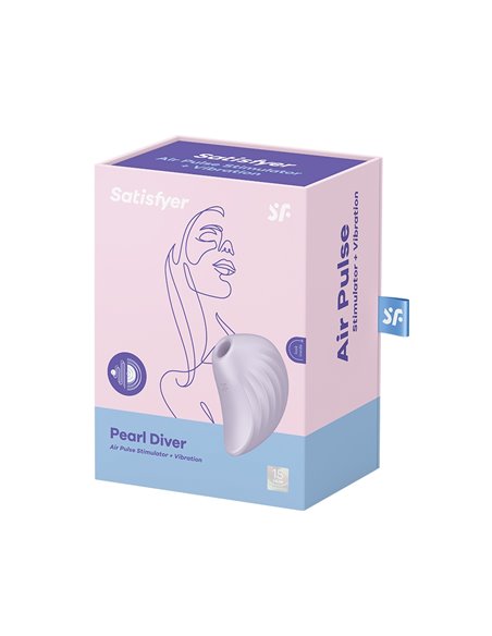 Double stimulateur clitoridien Pearl Diver violet - Satisfyer